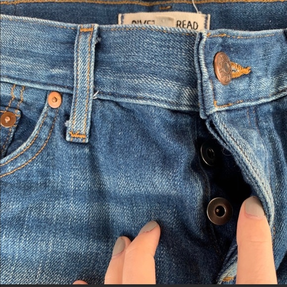 button fly selvedge jeans